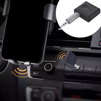 Aux приемник беспроводной автомобильный Bluetooth адаптер 3,5 мм на 3,5 мм разъем аудио музыка микрофон гарнитура адаптер для автомобильного динамика Bluetooth C5K9
