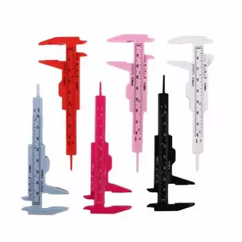 Auxiliary Tattoo Thrush Artifact Eyebrow Measuring Ruler Vernier Caliper Measurement Tools чёрный