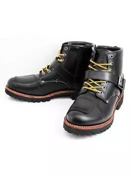 AV2931 TIGER Байкерские ботинки средней высоты ЧЕРНЫЕ [Avirex] US9.5 (приблизительно. 27.5cm) чёрный