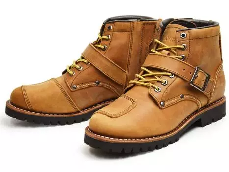 AV2931 TIGER Байкерские ботинки средней высоты CRAZY HORSE Crazy Horse US5 [Avirex] (приблизительно. 23см)