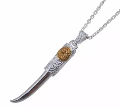 Avalent Гавайские украшения Подвеска Scroll Wave Серебряная подвеска 925 Серебряная Гавайская подвеска для мужчин