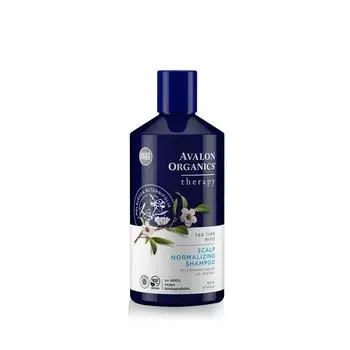 AVALON Organics Шампунь для нормализации кожи головы с чайным деревом и мятой 414 мл