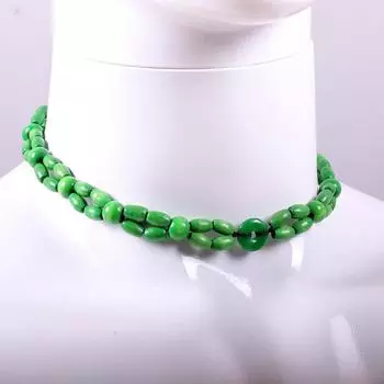 Avatar Pure Green Necklace Collarbone Chain Cosplay Jewelry Fashion Gifts Fans