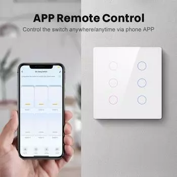 AVATTO Tuya 4x4 Бразилия Умный переключатель Zigbee, сенсорный датчик прерывателя для умного дома 4/6 групповой выключатель света работает с Alexa, Google