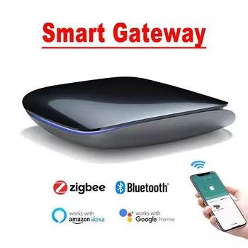 AVATTO Tuya ZigBee 3.0 Smart Hub Проводной шлюз-мост для приложения Smart Life Голосовое дистанционное управление Работает с Alexa Google Home 5V белый
