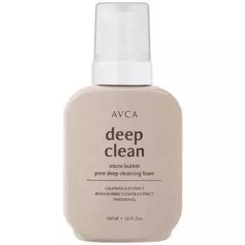 Avca Deep Clean Bha Микропузырьковая очищающая пенка 500 мл NONE