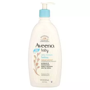 Aveeno, Детский, Ежедневный увлажняющий лосьон, Без запаха, 18 жидких унций (532 мл)