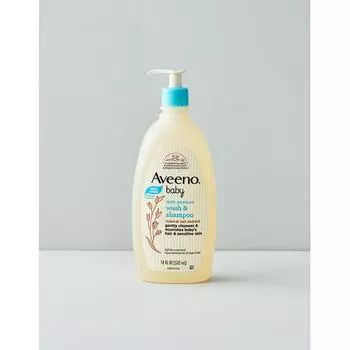 Aveeno Baby Гель для мытья и шампунь 532 мл