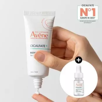 Avene Cicalpart+ Крем для проблемной кожи 40 мл, специальный (+Cicalpart+ Интенсивная сыворотка 10 мл)