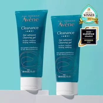 Avene Cleanance Очищающий гель 200 мл Double Special (200мл+200мл), Корея очищение