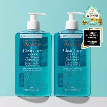 Avene Cleanance Очищающий гель 400мл Double Special, Корея для очищения