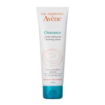 Avene cleansing foam face wash acne rough skin pore sebum care non-comedogenic sensitive skin