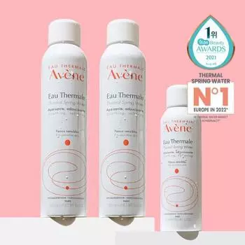 Avene Eau Thermal 300 мл, 2 упаковки, специальный (+ 150 мл термопары в подарок), Корейский уход за телом