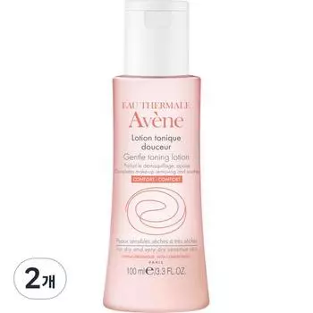 Avene Gentle Toning Lotion Pink Toner, 2 упаковки, 100мл