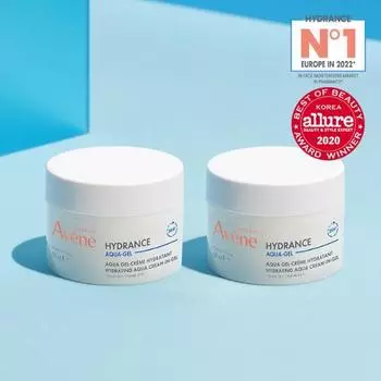 Avene Idrance Aqua Cream-in-Gel EX 50 мл 2 шт. в упаковке специальное предложение