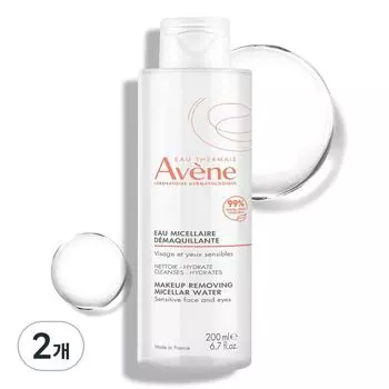 Avene Мицеллярная очищающая вода, 200 мл, 2 шт.