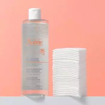 Avene Мицеллярная очищающая вода 400 мл Специальная (+Косметическая подушечка), Корея очищение