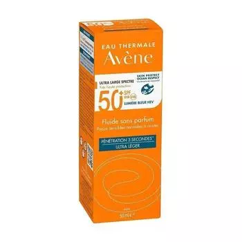Avene Жидкость без запаха SPF 50+ 50 мл