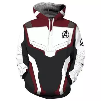 Avengers 4 The Endgame Superhero 3d Hoodie Sweatshirt Cosplay Coat Jacket Tops M