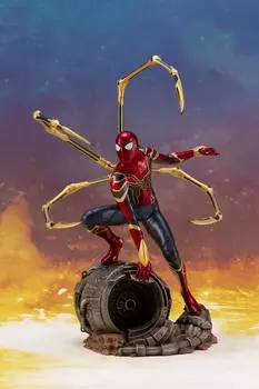 Avengers Infinity Iron Spider Statue War Artfx+