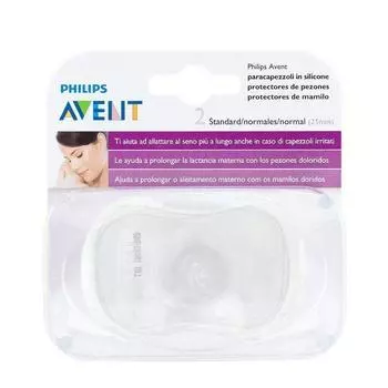 Avent 2 вкладыши для сосков силиконовые стандартные