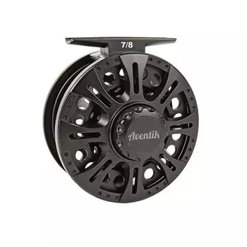 Aventik Z Fly Reel Center Drag System Classic III Graphite Large Arbor Size Fly Fishing Reel 3/4 5/6 7/8 (7/8)