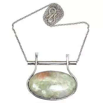 Avenuetrine Gemstone Mother s Day Handmade Silver Jewelry Necklace 20 in