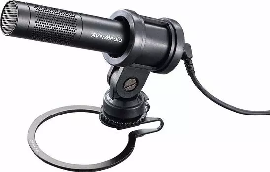 AVerMedia LIVE STREAMER MIC 133 Однонаправленный конденсаторный микрофон для стримеров SP852 AM133 чёрный