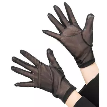 [Aveve] Для похорон и т.п.. 3 типа на выбор Можно скрыть гвозди скрытые гвозди гвоздь скрытые перчатки сетчатая гонка размер SML (черная сетка, SM)