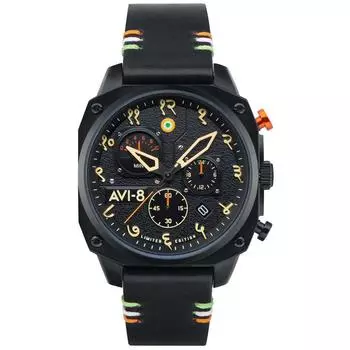 AVI-8 Hawker Hunter Limited Edition Хронограф Кварцевые AV-4052-IN01 Мужские часы с подарочным набором