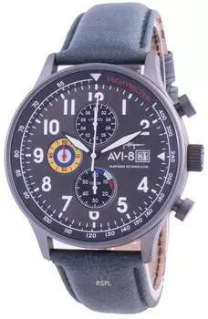 AVI-8 Hawker Hurricane Chronograph Кварцевые AV-4011-0D Мужские часы серый