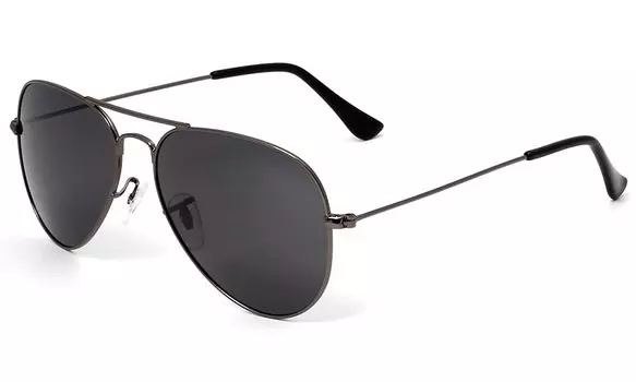 AVIATOR Teardrop Polarized Original Sunglasses UV400 Drive Fishing [EIENNO] (Gunmetal)