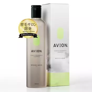 AVION Fragrance Shampoo 300 мл Густая пена для восстановления волос и кожи головы Шампунь для мужчин и женщин Уход за кожей головы (Древесные травы)