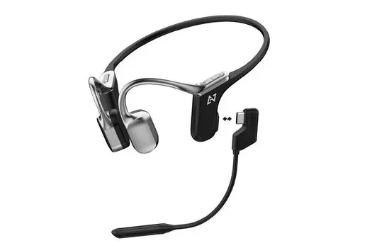 AVIOT Bone Conduction Bull Boom Microphone Running Equipped with BA Bluetooth IPX5 12 Long Support WB-E1M Headset, Included, Earphones, Non-blocking