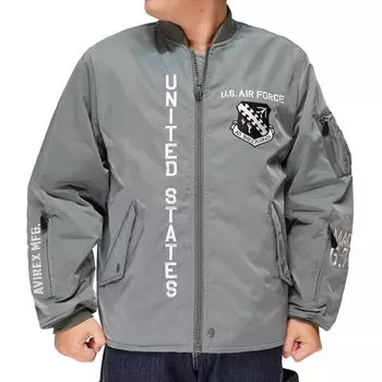 AVIREX Avirex куртка верхняя одежда открытый низ 6122139 73 MA-1 мужская X-15 Sage-XXL