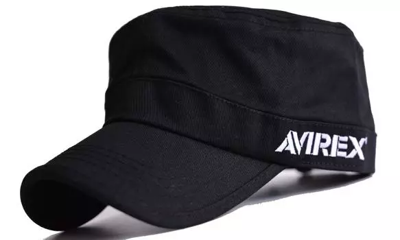 AVIREX Limited Model Cap Hat Black Series Black Avirex 7995525 Кепка сетчатая охотничья низкая кепка панама рабочая кепка крутая мужская женская (D_Рабочая крышка_14911000) чёрный