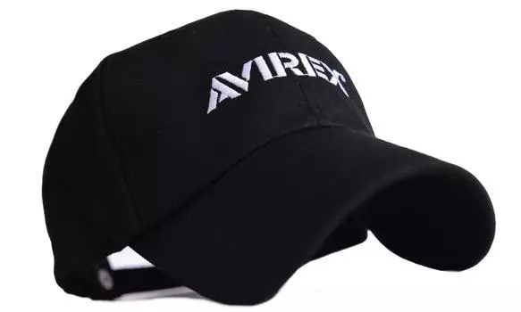 AVIREX Limited Model Cap Hat Black Series Black Avirex 7995525 Кепка сетчатая охотничья низкая кепка панама рабочая кепка крутая мужская женская (К_Низкий чёрный