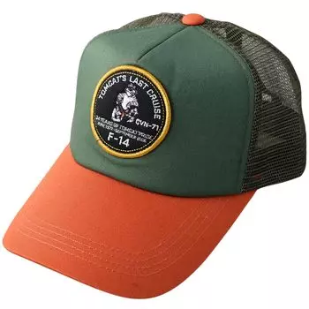 Avirex Military TOMCAT Cotton Twill Mesh American Casual Summer Baseball Tomcat 066 F-14 Cap, Low-Profile Cap, Embroidered, Men s MA-1 Hat, Cap,