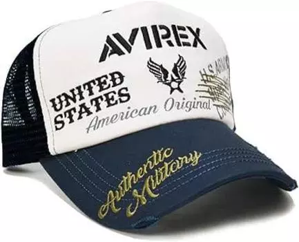 AVIREX Соединенные Штаты 17093800 AVIREX поврежденная сетчатая крышка (военно-морской флот) тёмно-синий