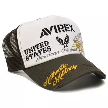 AVIREX Соединенные Штаты 17093800 AVIREX поврежденная сетчатая крышка (коричневый) коричневый