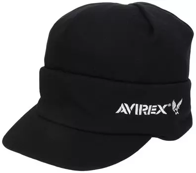 Avirex Sweat Cap with Black Jeep-Shaped Brim, чёрный