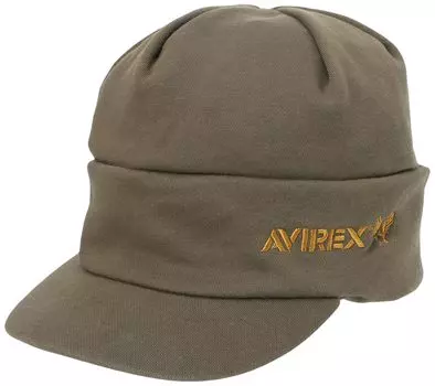 Avirex Sweat Cap with Khaki Jeep-Shaped Brim,