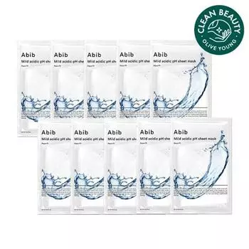 Aviv Mildly Adic pH Sheet Mask Aqua Fit 10 листов
