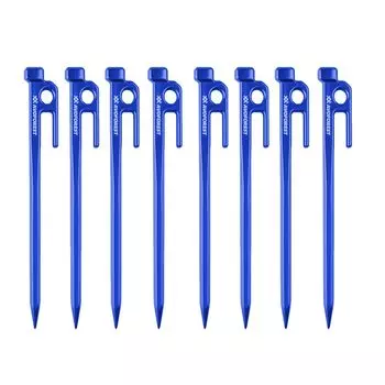 AVOFOREST кованый алюминиевый кемпинговый набор из цельного куска без палатки сверхвысокая ржавчина для каменистого песчаного твердого газона 30 см 8 [первые в отрасли] колышки, колышки, колышки,