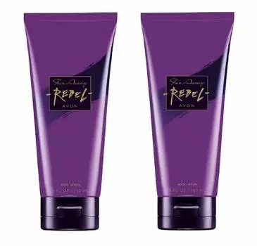 AVON 2 лосьона для тела Far Away Rebel, 125 мл