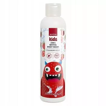 Avon Kids Bath Fluid With Swirling Strawberry 200Ml