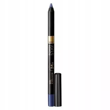 Avon Power Stay Eye Pencil 24H Cobalt - Soft, Satin