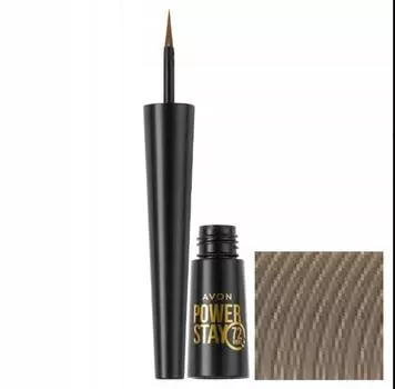 Avon Power Stay Waterproof Eyebrow Liner 72H Intense Black