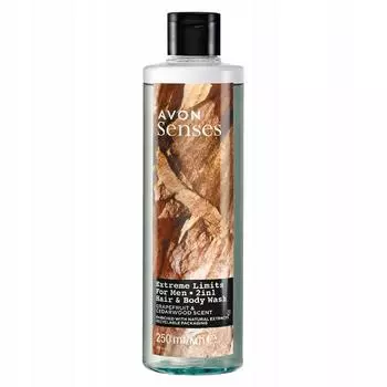 Avon Senses Extreme Limits 2in1 Body and Hair Gel 250ml