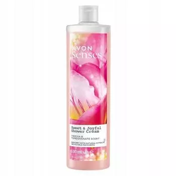 Avon Senses Happiness - Shower Gel 500 Ml With Fruity Scent